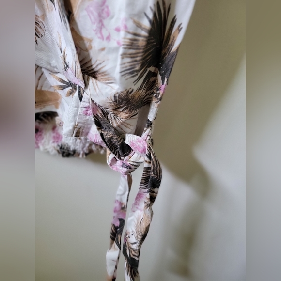 Kut from the cloth‎ palm floral wrap shirt small - Picture 3 of 6